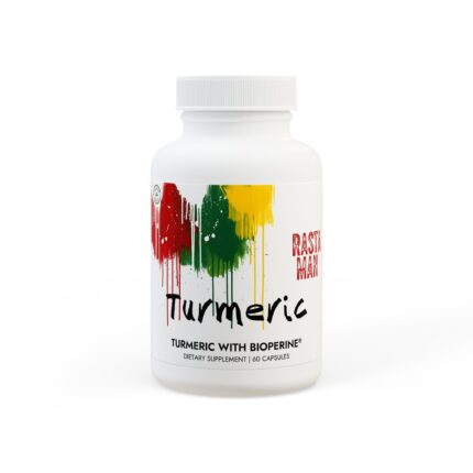 Turmeric with BioPerine® (Black Pepper Fruit Extract) Supplement (60 Capsules)